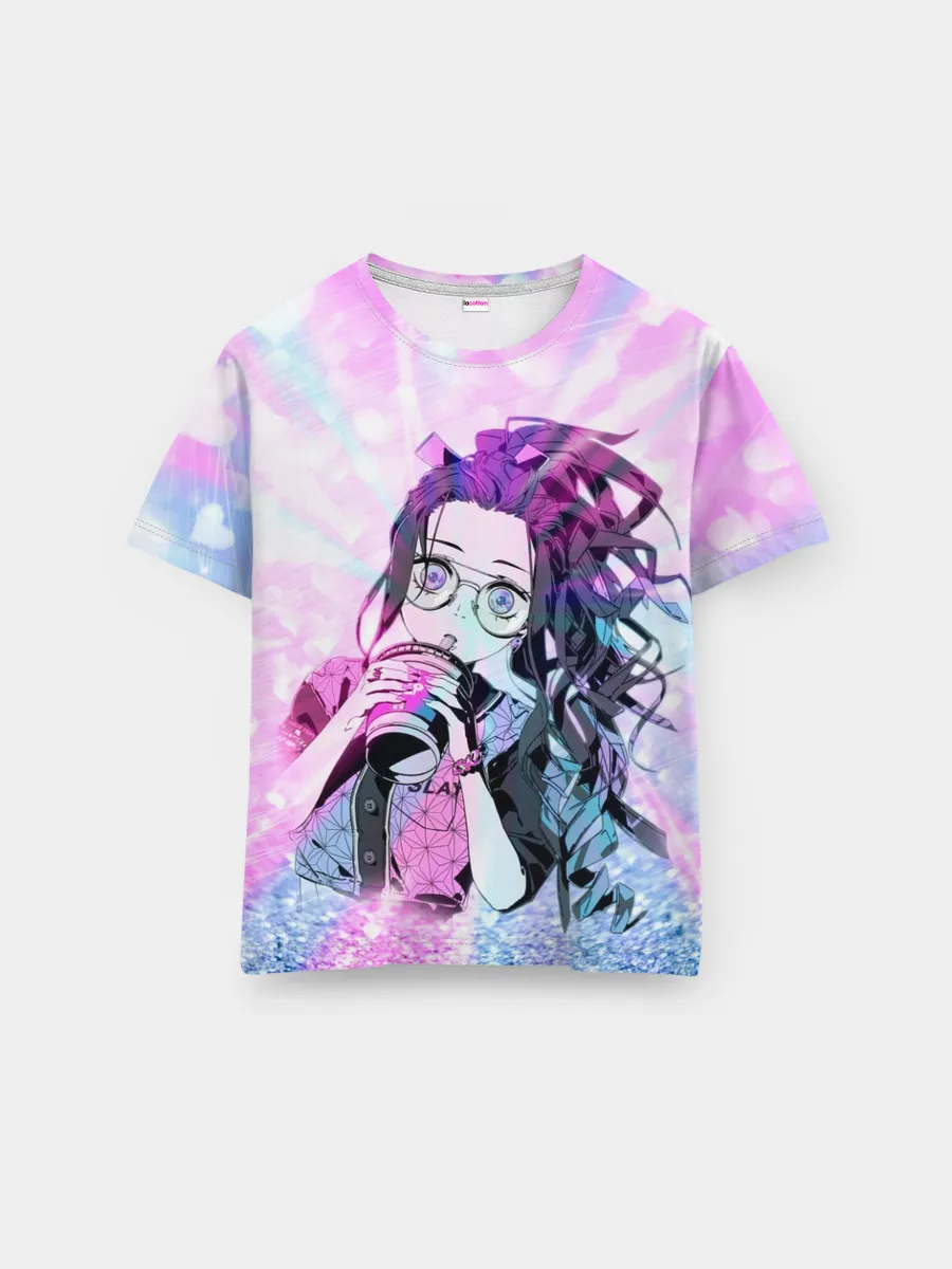 Мужская базовая футболка / Незуко Камадо