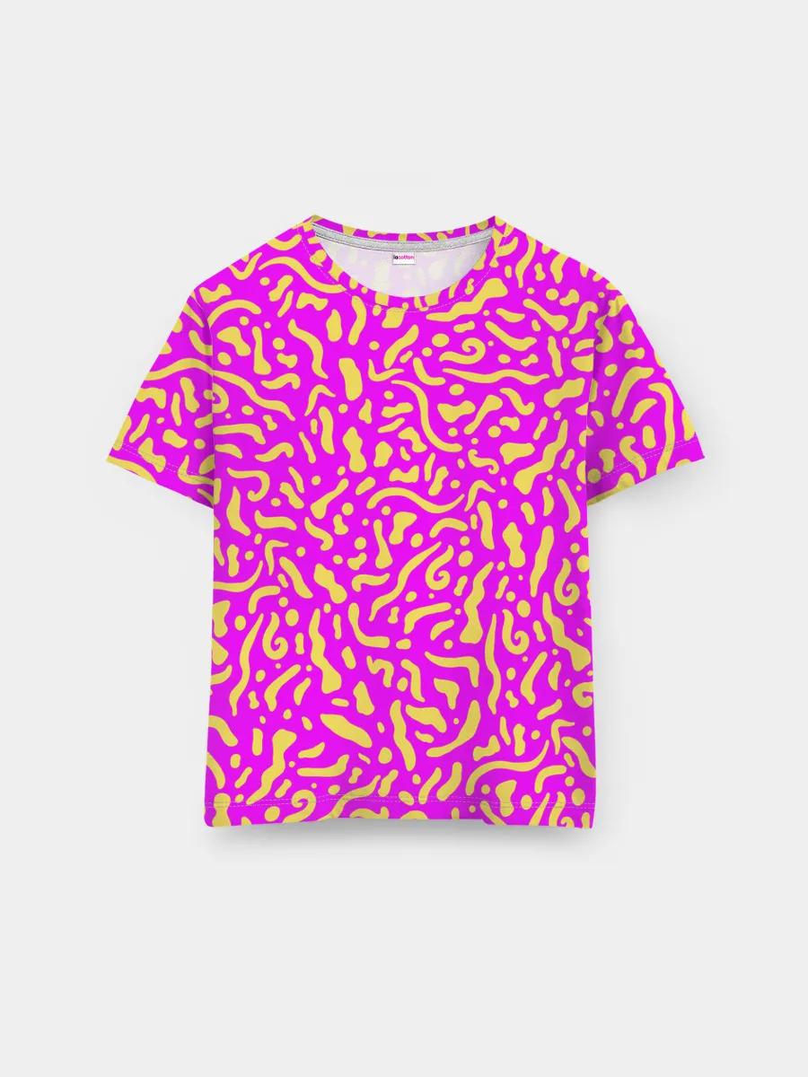 Мужская базовая футболка / Абстрактные узоры