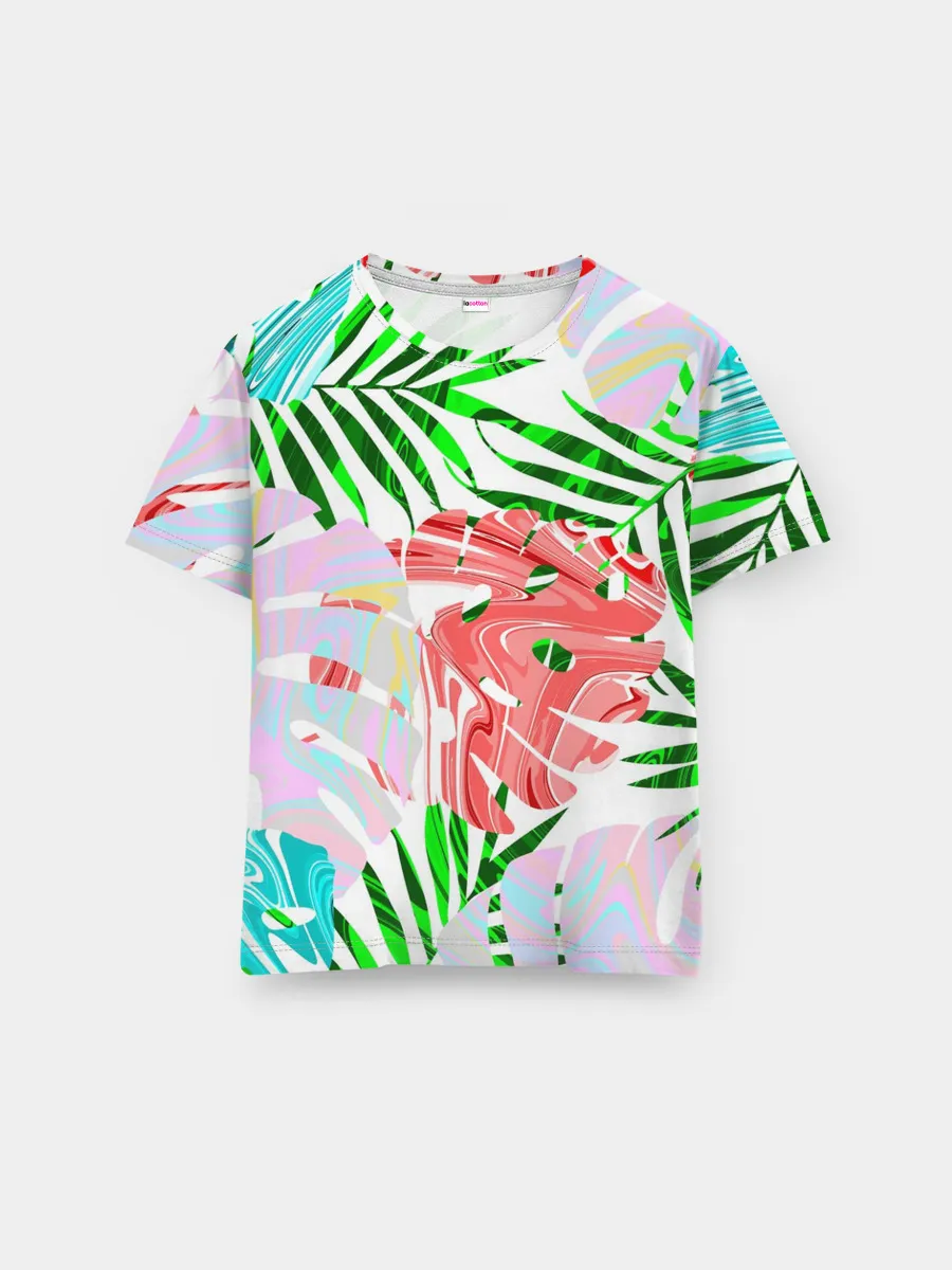 Мужская базовая футболка / ЛИСТЬЯ 2.0