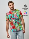 Мужская базовая футболка / Тропический мир