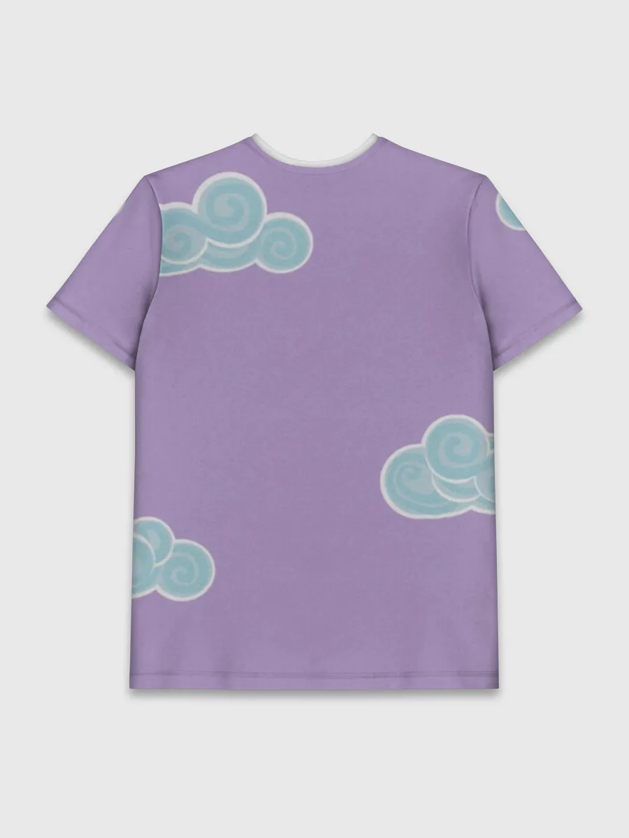 Мужская базовая футболка / Облачная лама