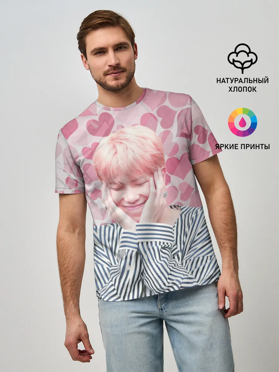 Мужская базовая футболка / BTS