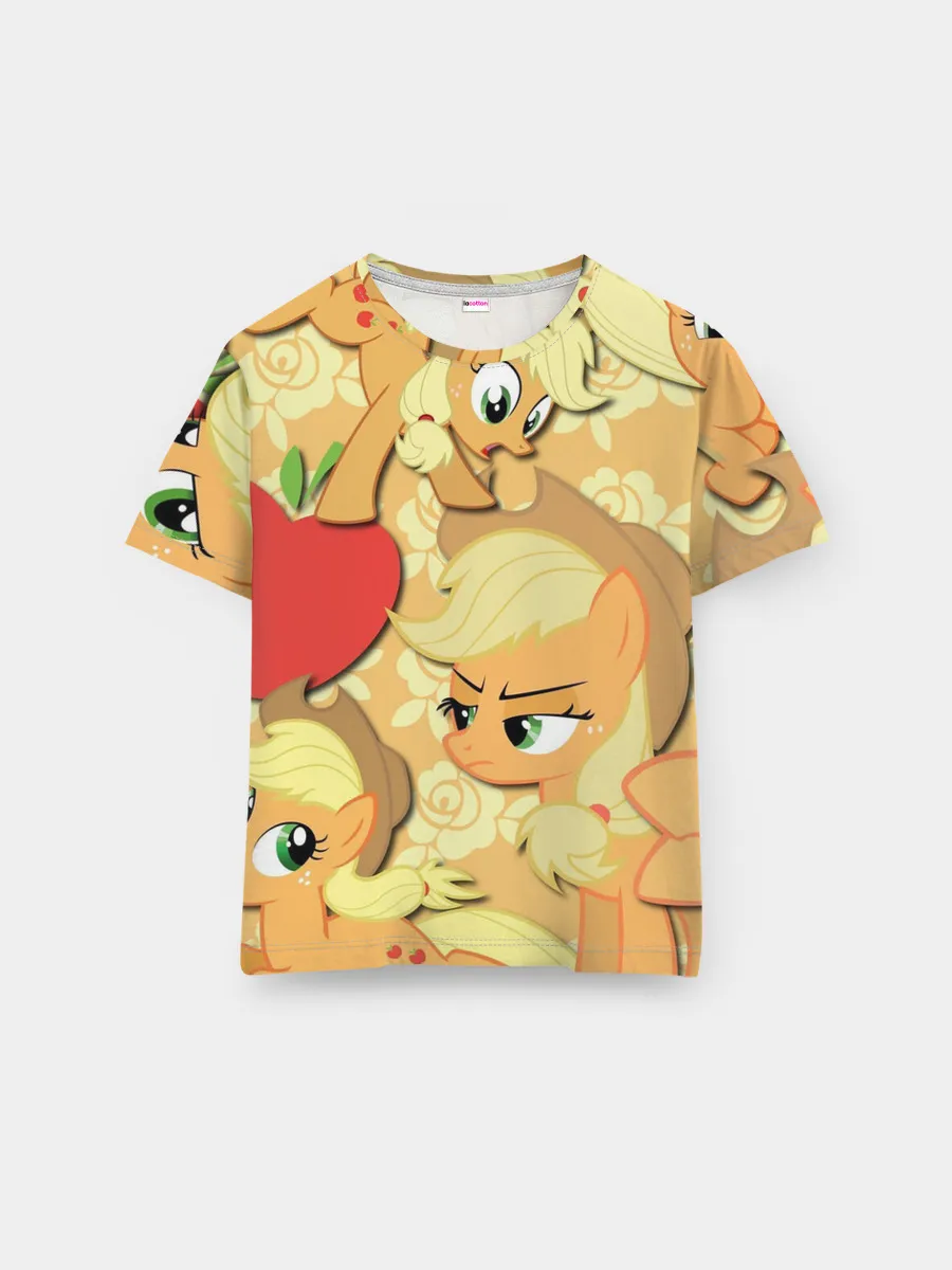 Мужская базовая футболка / Applejack pattern