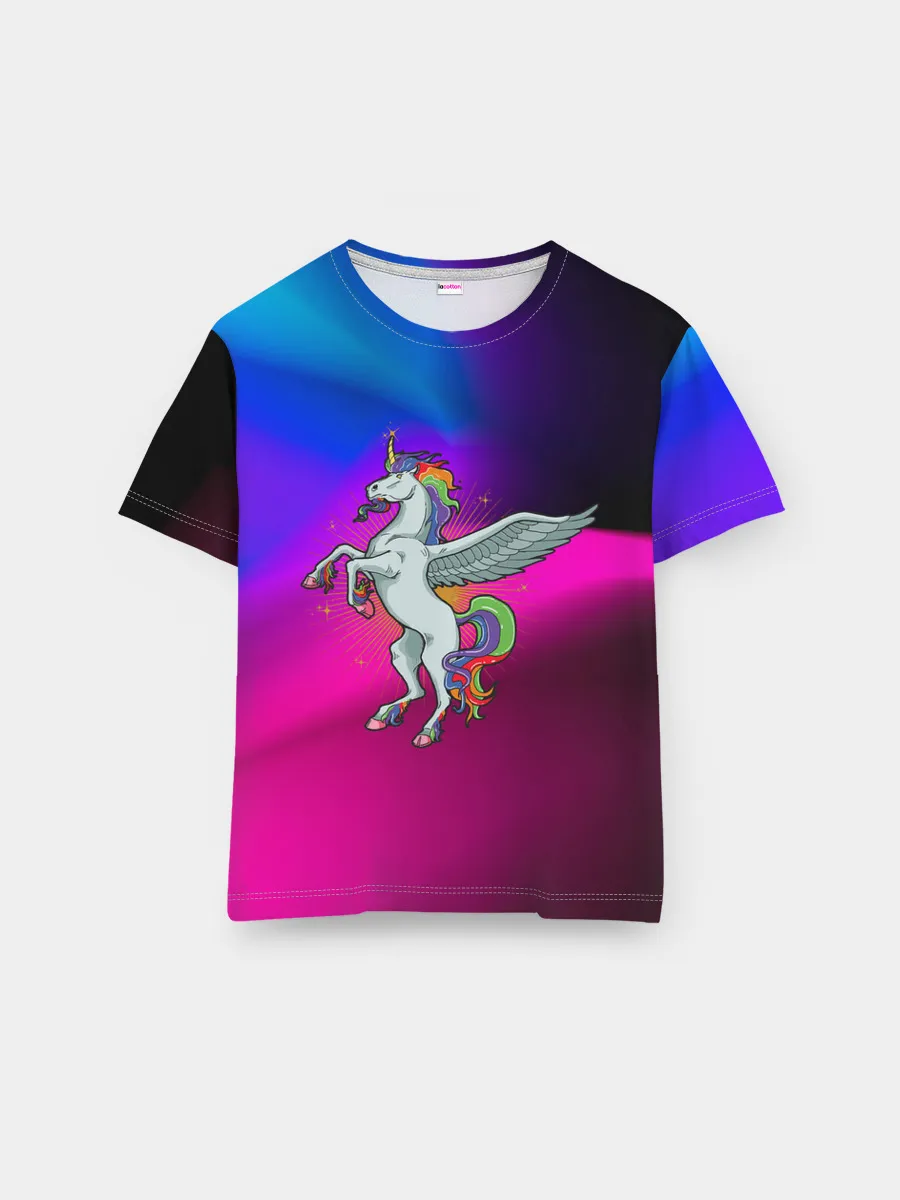 Мужская базовая футболка / Единорог | Unicorn