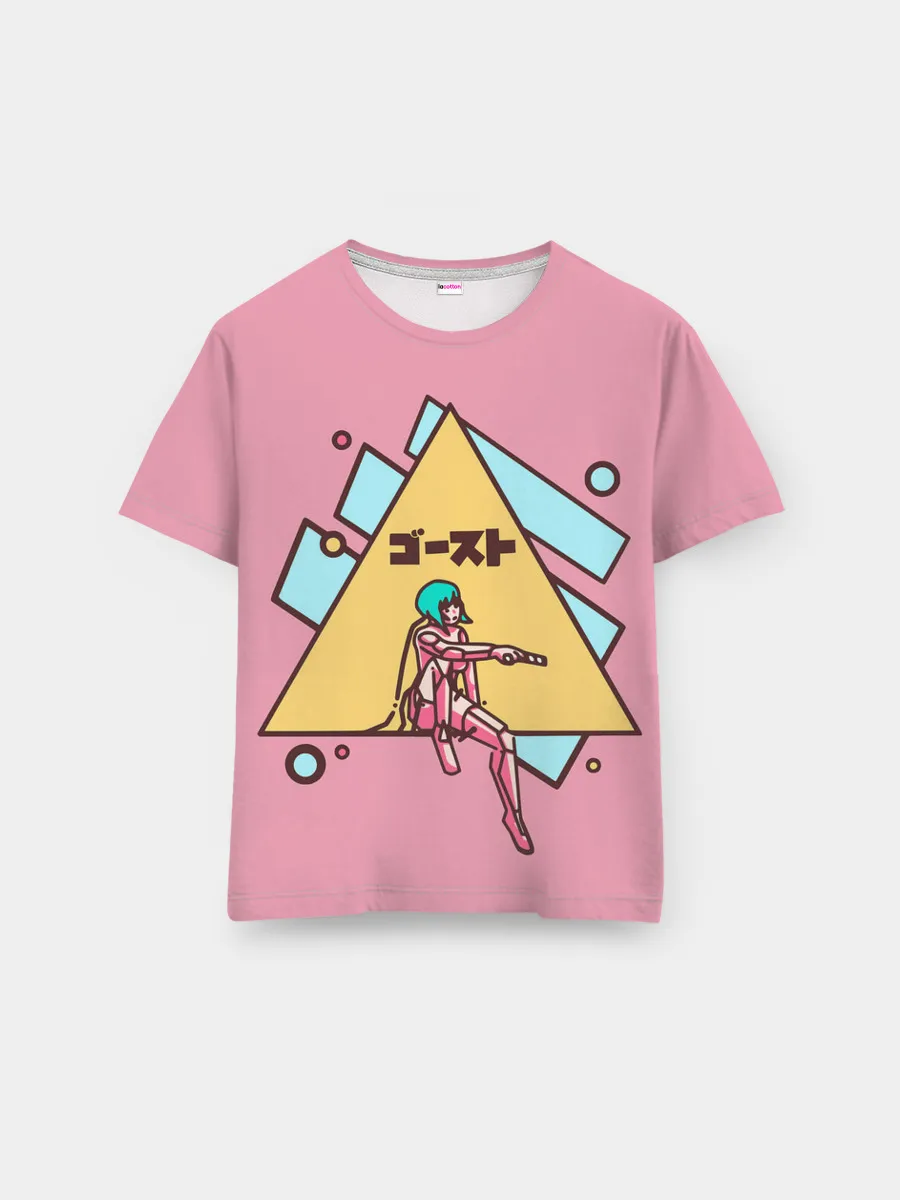 Мужская базовая футболка / Motoko Art