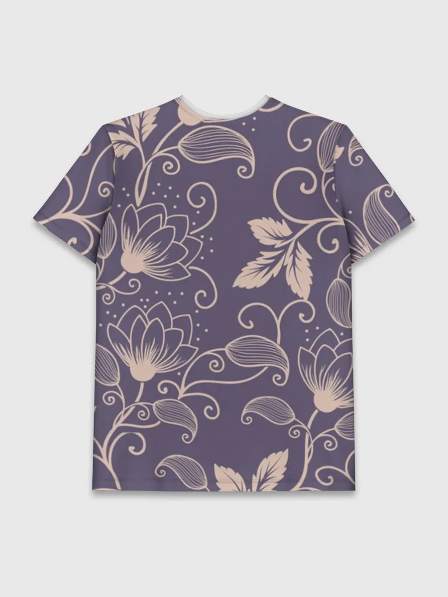 Мужская базовая футболка / Естественный стиль