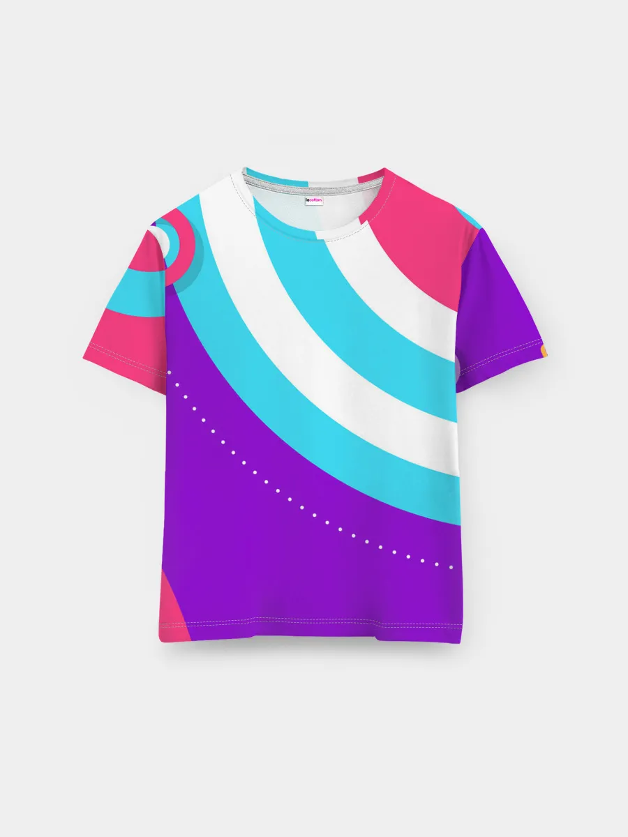 Мужская базовая футболка / Абстрактные круги