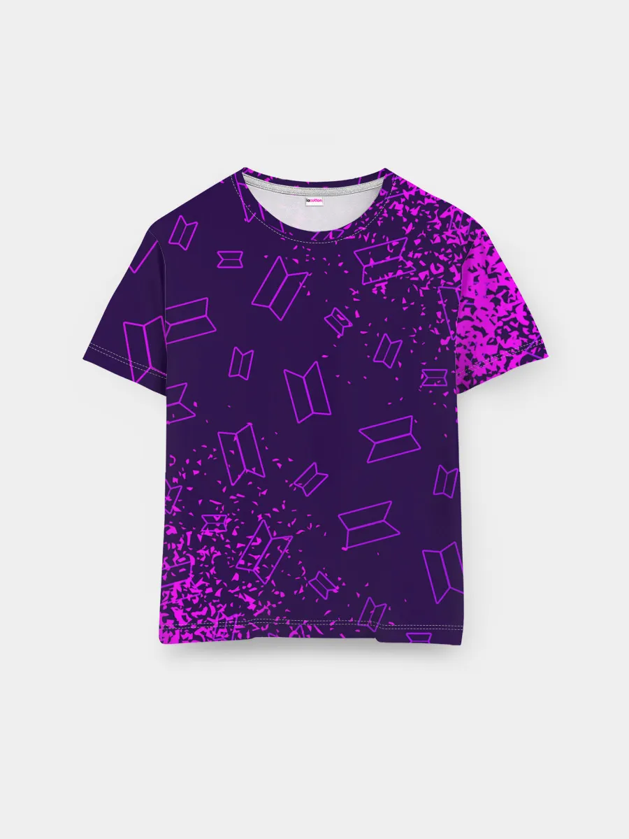 Мужская базовая футболка / BTS / БТС