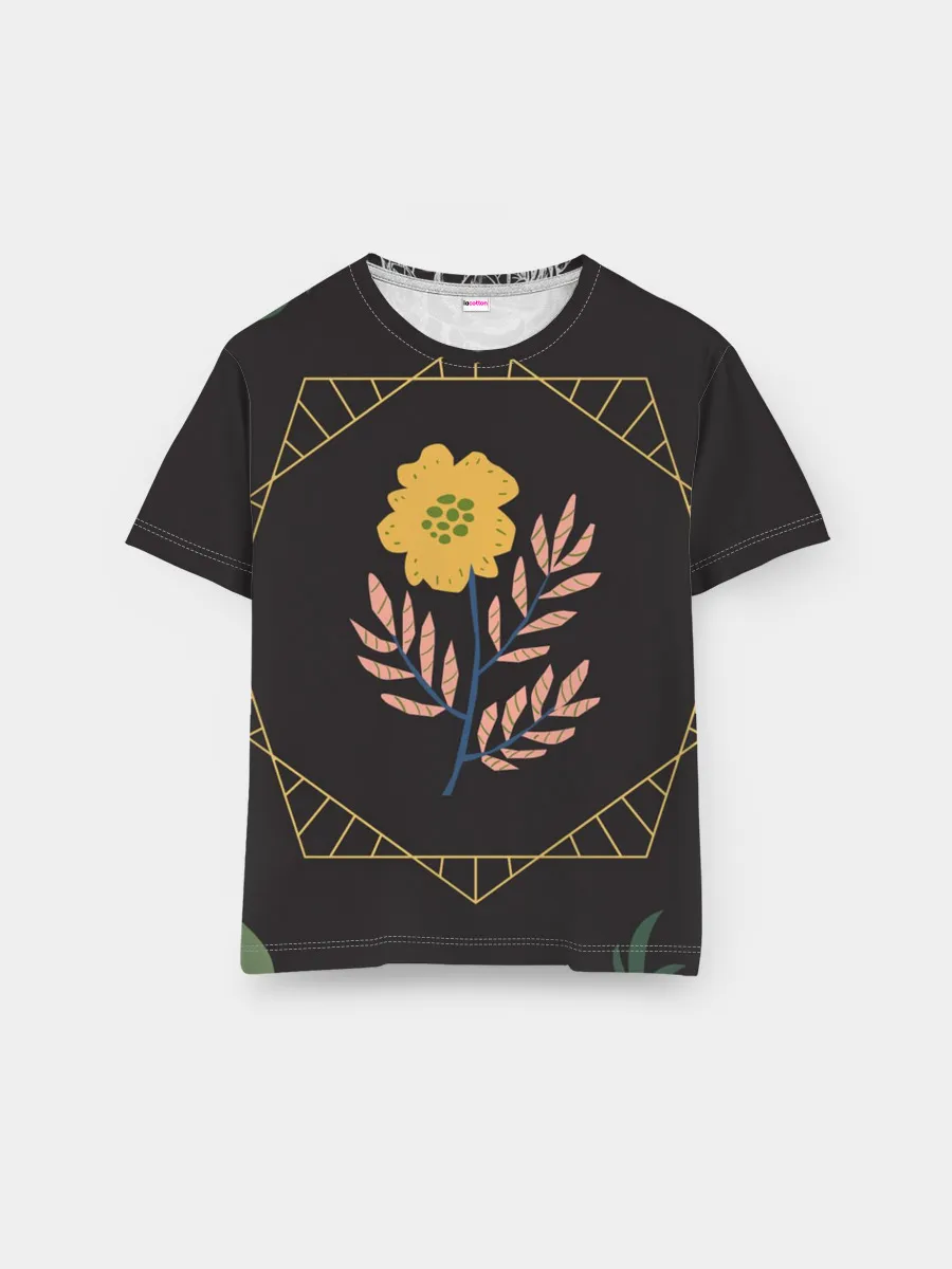 Мужская базовая футболка / ЦВЕТОЧНЫЙ РАЙ