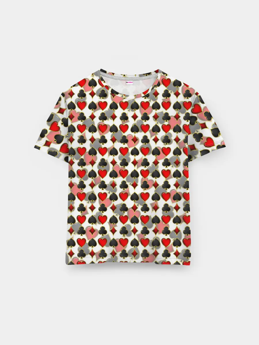 Мужская базовая футболка / КАРТЫ | КАРТОЧНЫЕ МАСТИ