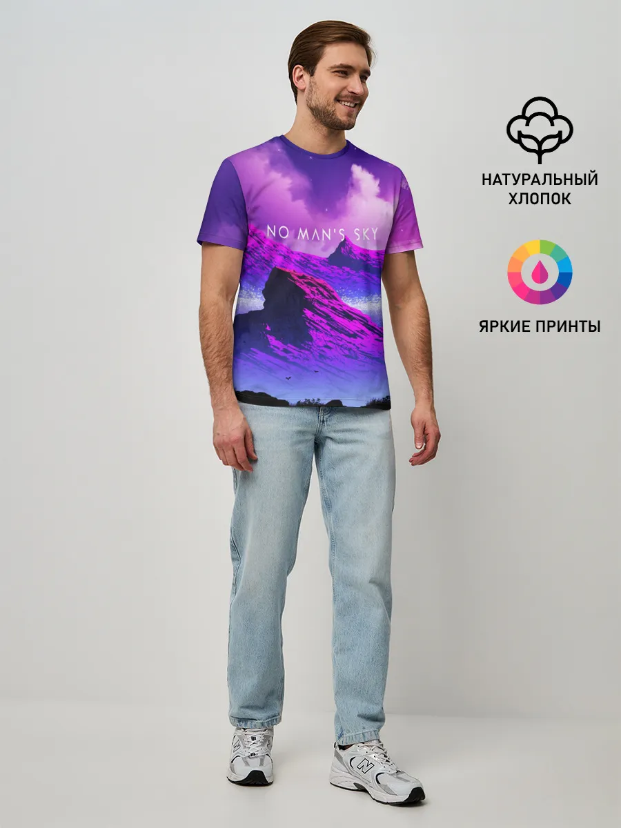 Мужская базовая футболка / No Mans Sky