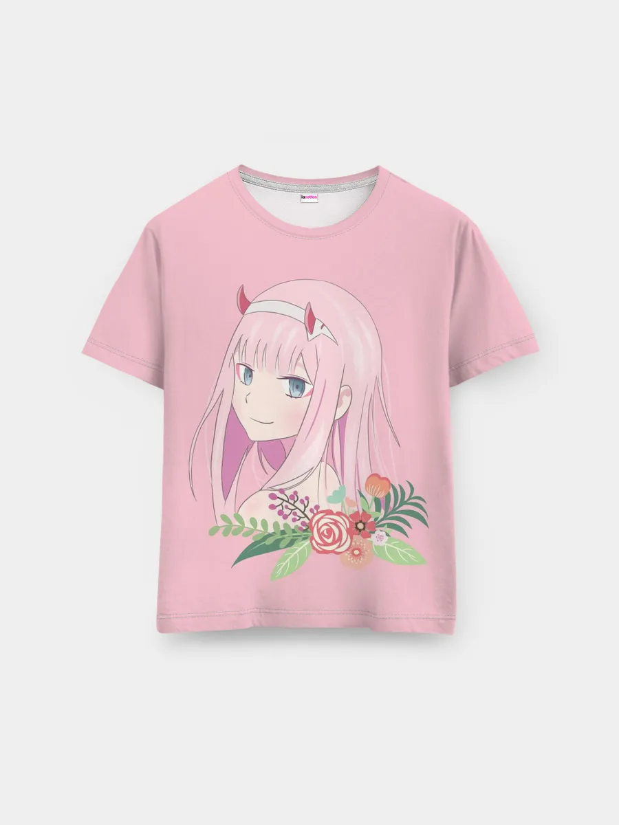 Мужская базовая футболка / Pink Zero Two