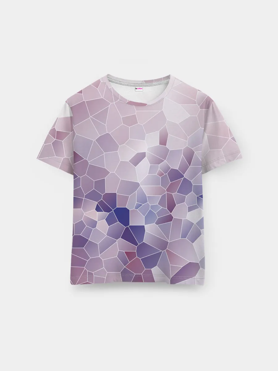 Мужская базовая футболка / Узор Мозаика