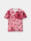 Мужская базовая футболка / Розовые Розы