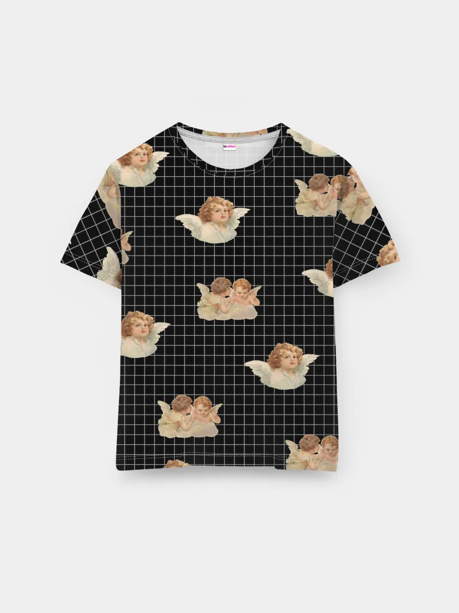 Мужская базовая футболка / Ангел