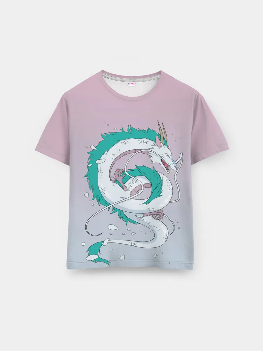 Мужская базовая футболка / водный дракон