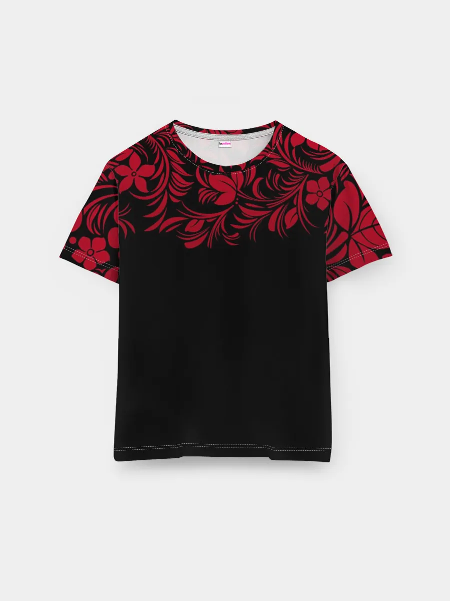 Мужская базовая футболка / Цветы