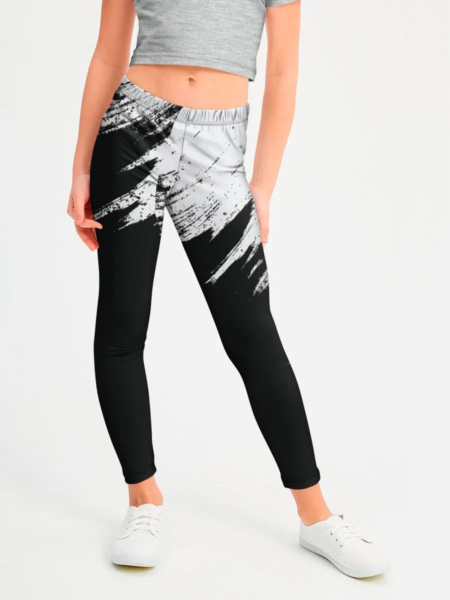 Леггинсы для девочки / Краска и ничего лишнего!