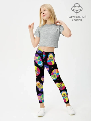 Леггинсы для девочки / Мексиканские черепа