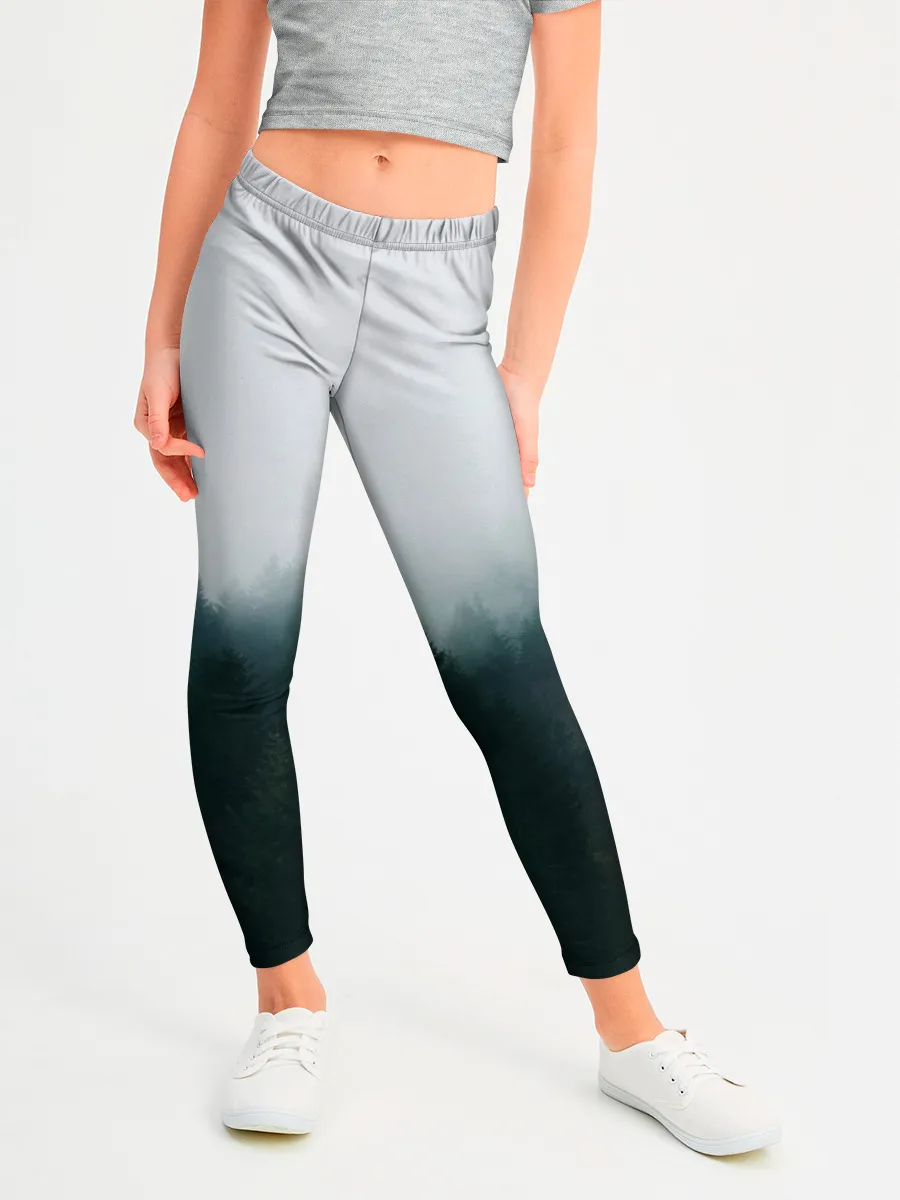 Леггинсы для девочки / Лес