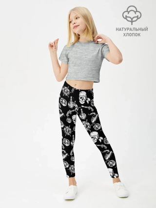 Леггинсы для девочки / Pirates Pattern