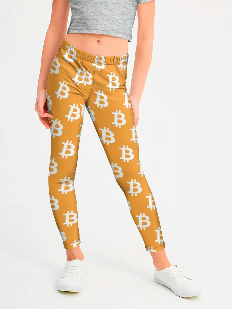 Леггинсы для девочки / Bitcoin