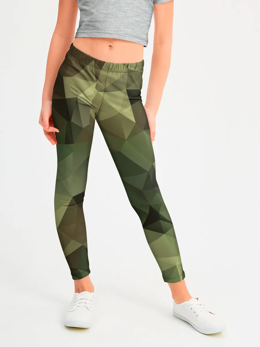 Леггинсы для девочки / Камуфляж