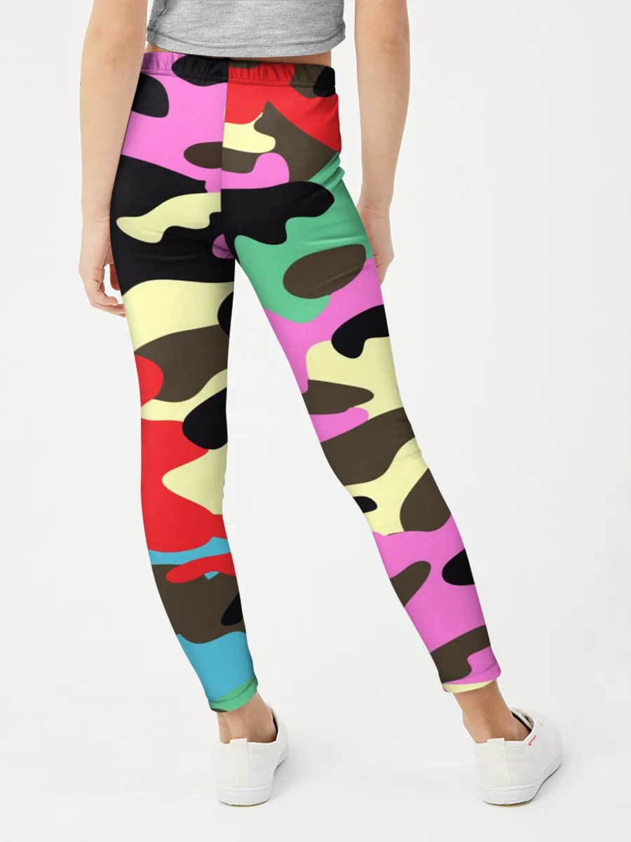 Леггинсы для девочки / Камуфляж