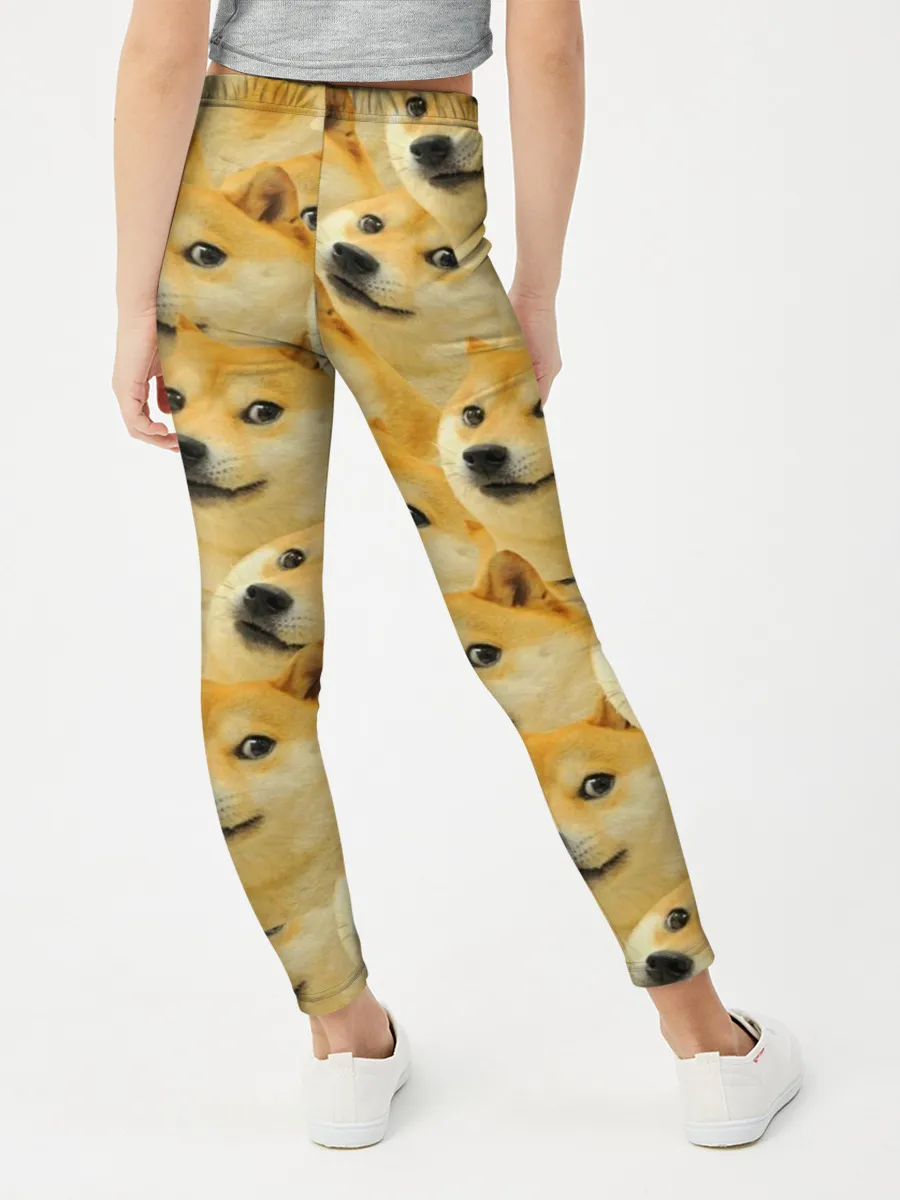 Леггинсы для девочки / Doge