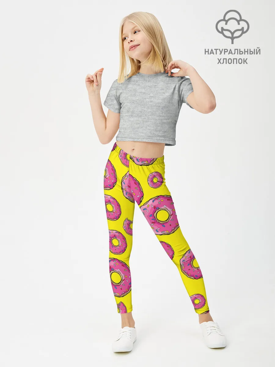 Леггинсы для девочки / Пончики