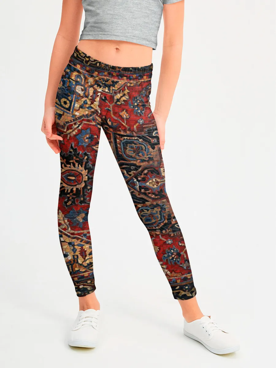 Леггинсы для девочки / Красивый ковер