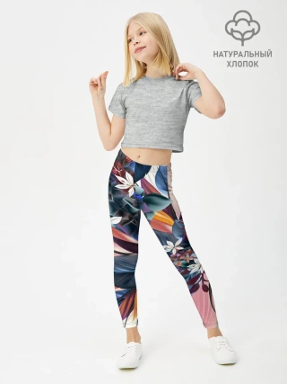 Леггинсы для девочки / Flower collection