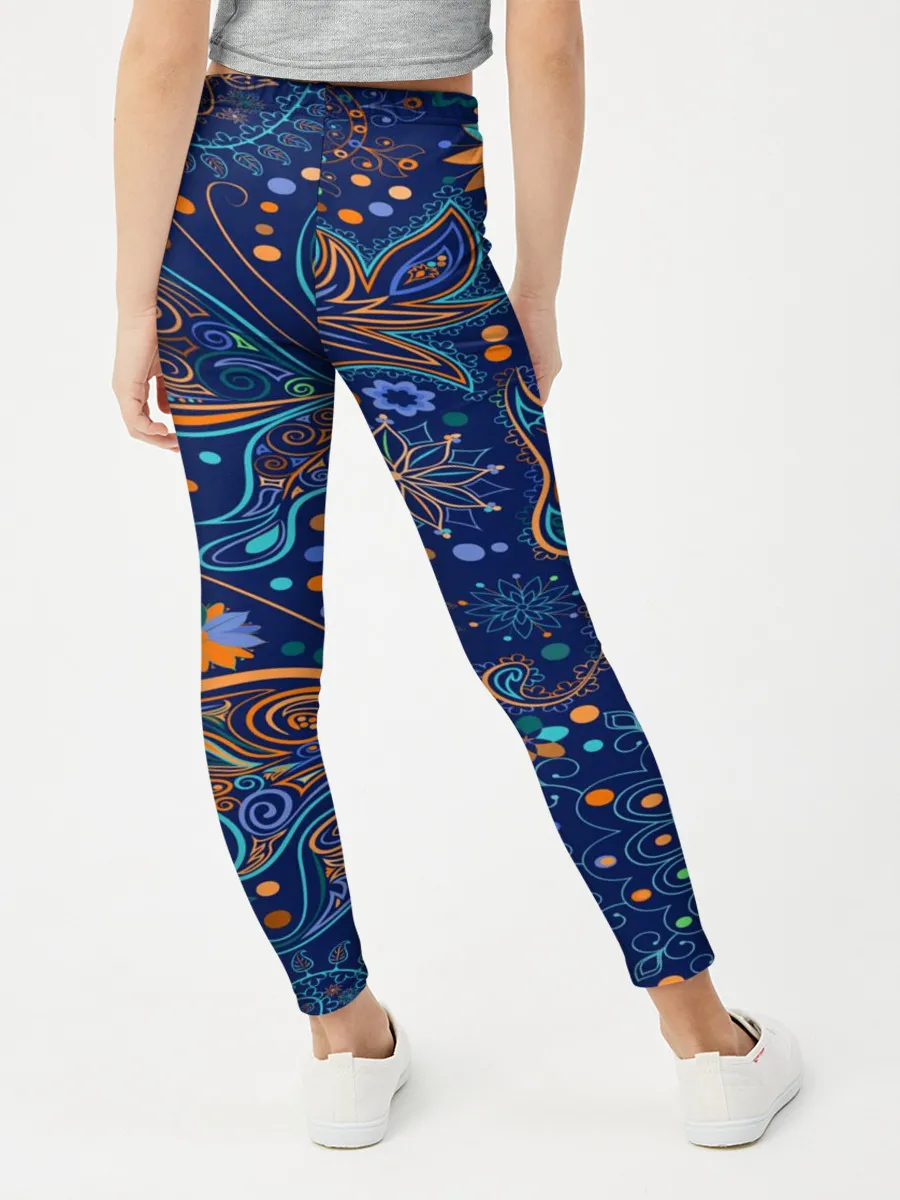 Леггинсы для девочки / Необычные узоры