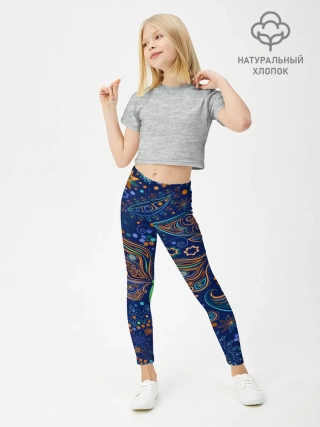 Леггинсы для девочки / Необычные узоры
