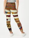 Леггинсы для девочки / Африканская мозаика