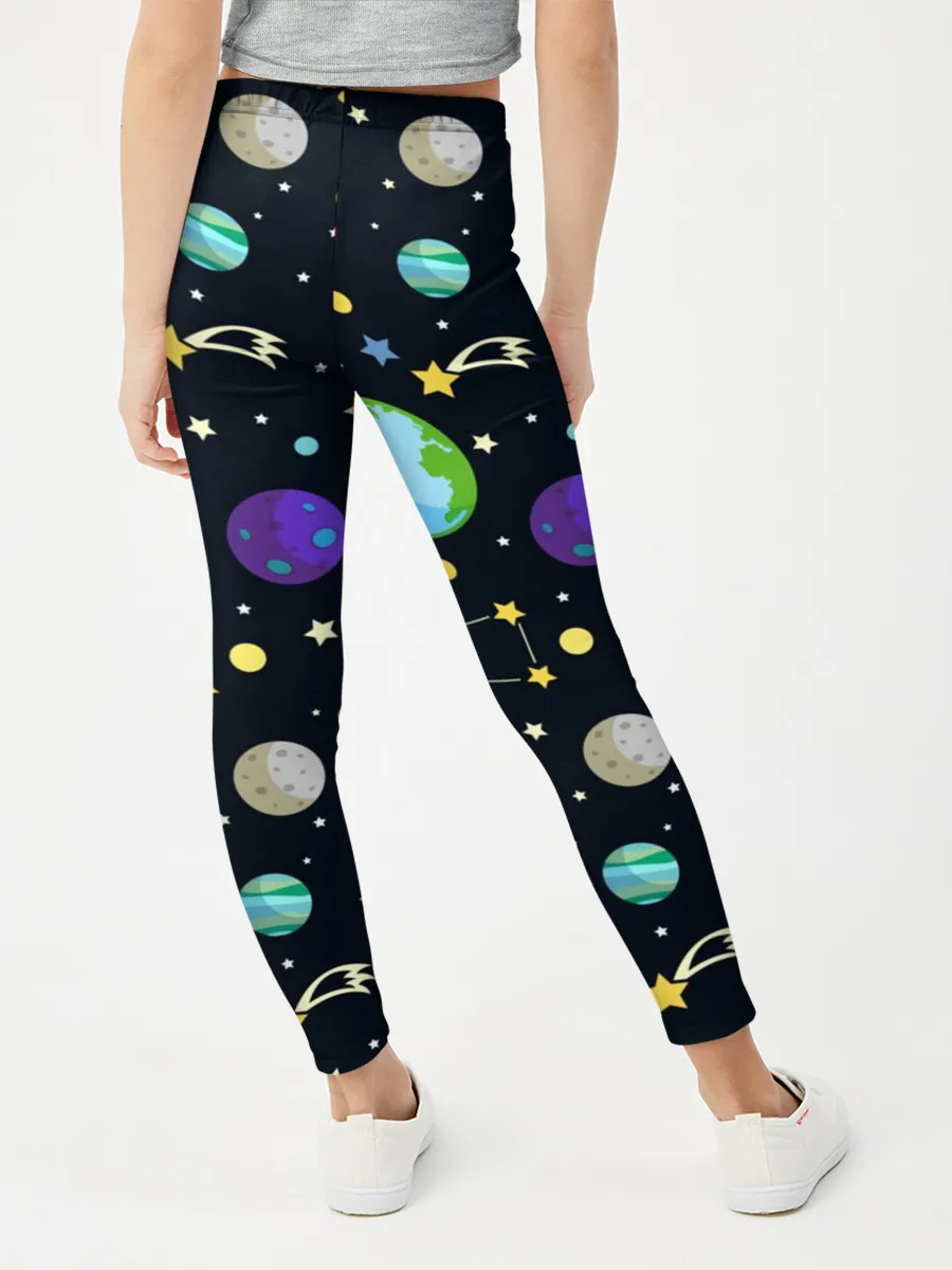 Леггинсы для девочки / Солнечная система