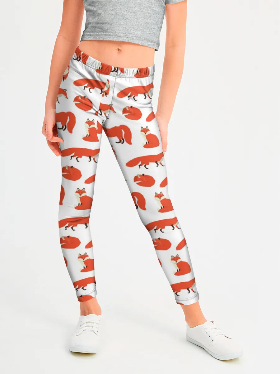 Леггинсы для девочки / Рыжий паттер