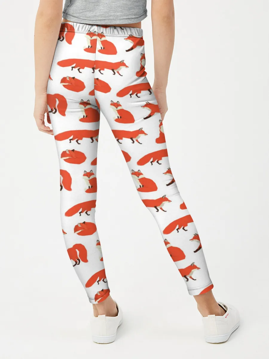 Леггинсы для девочки / Рыжий паттер