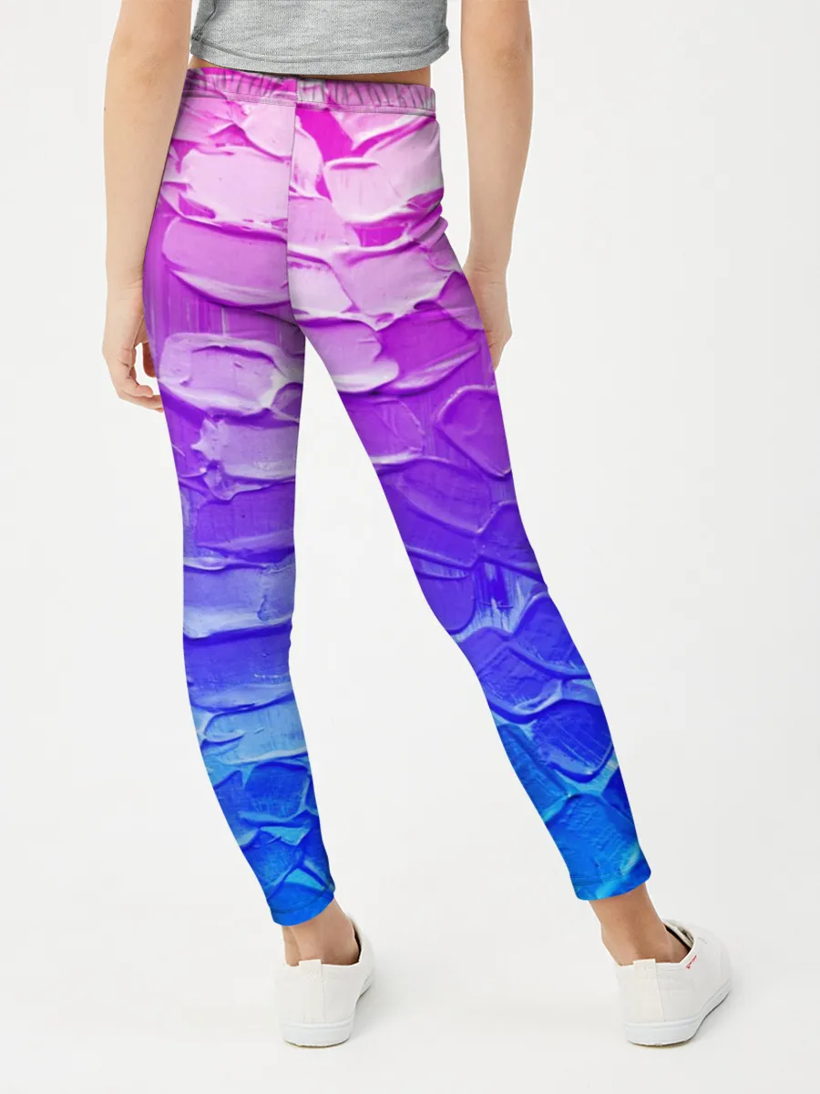 Леггинсы для девочки / Необычные краски