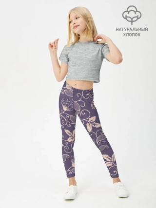 Леггинсы для девочки / Естественный стиль