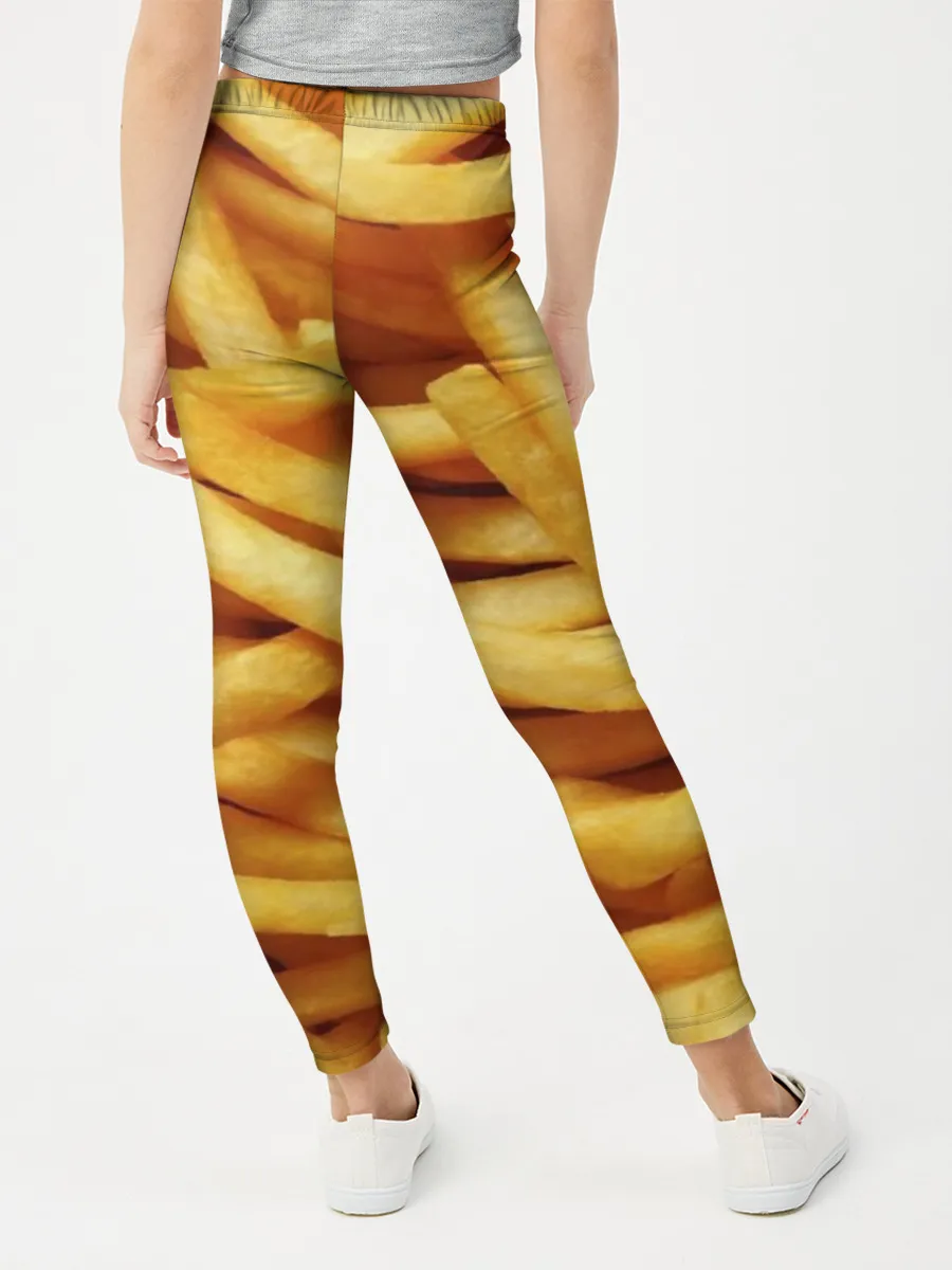 Леггинсы для девочки / Картошка фри