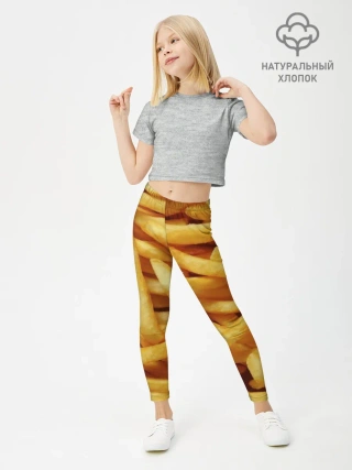 Леггинсы для девочки / Картошка фри