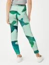 Леггинсы для девочки / Абстракция Черепахи Полигон