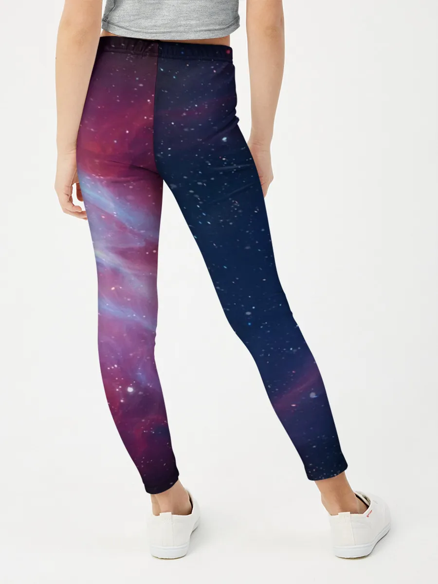 Леггинсы для девочки / Космос