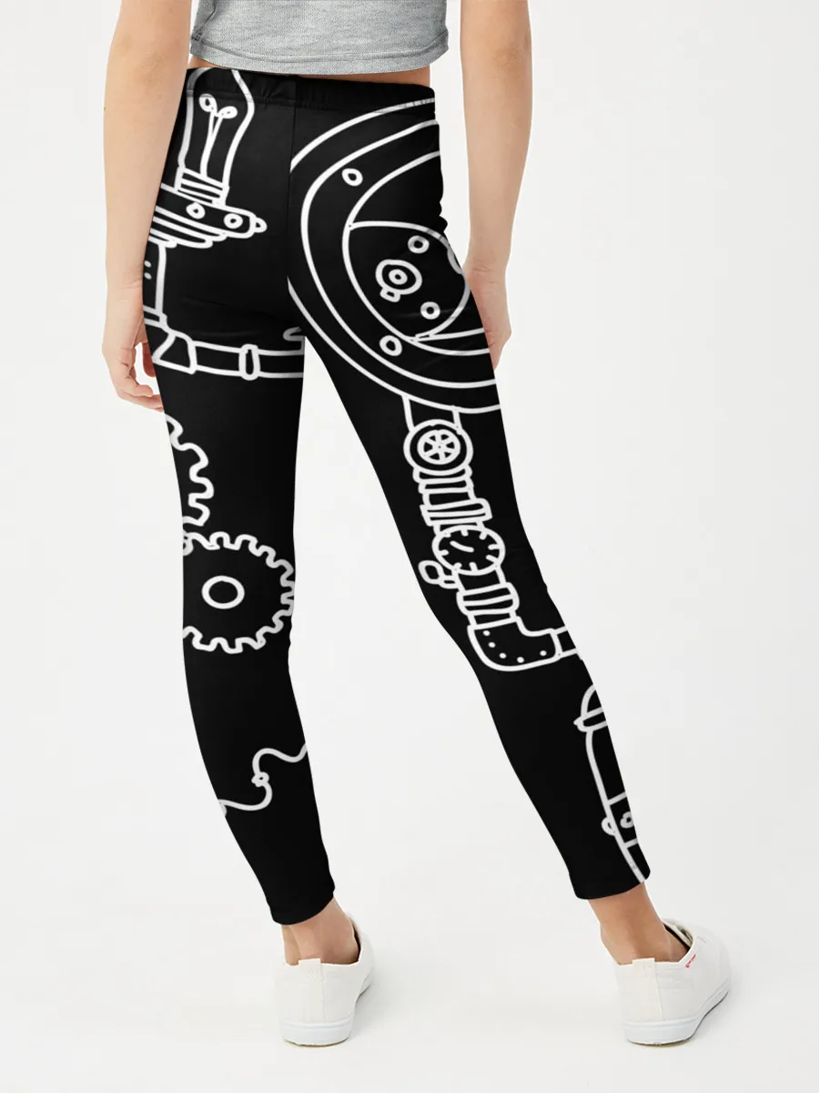 Леггинсы для девочки / Стиль стимпанк