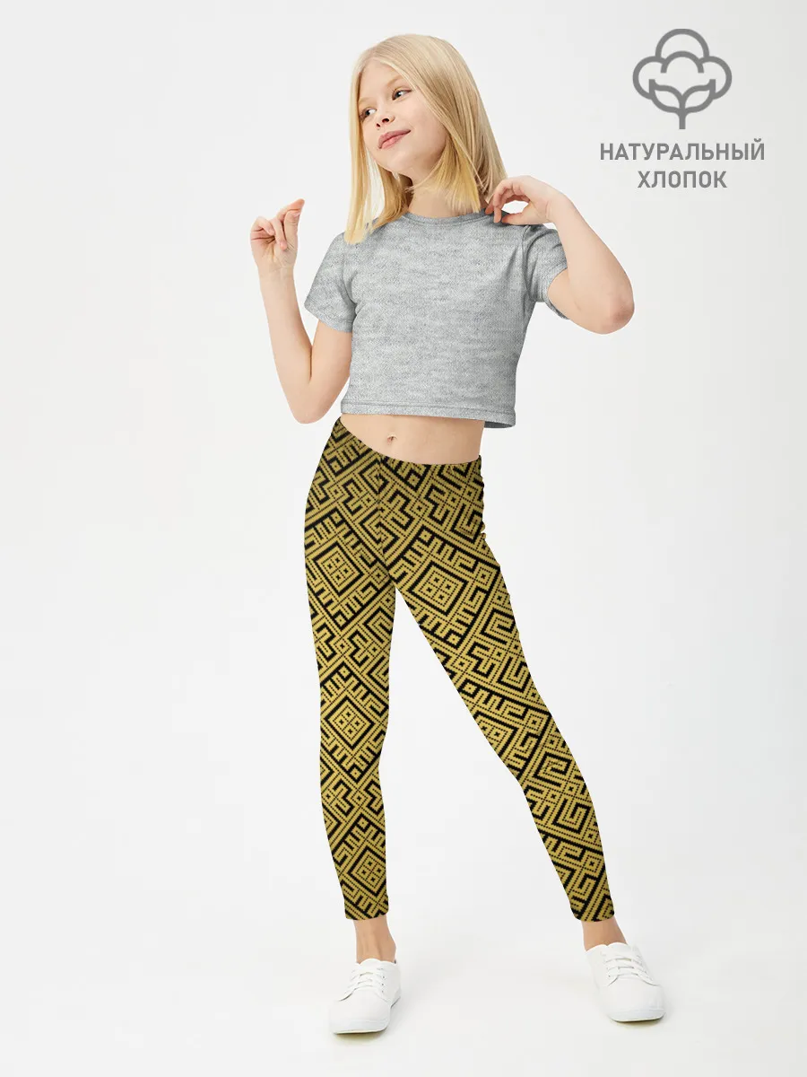 Леггинсы для девочки / Обережная Вышивка