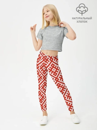 Леггинсы для девочки / Обережная Вышивка