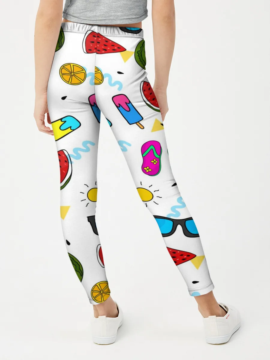 Леггинсы для девочки / Летняя