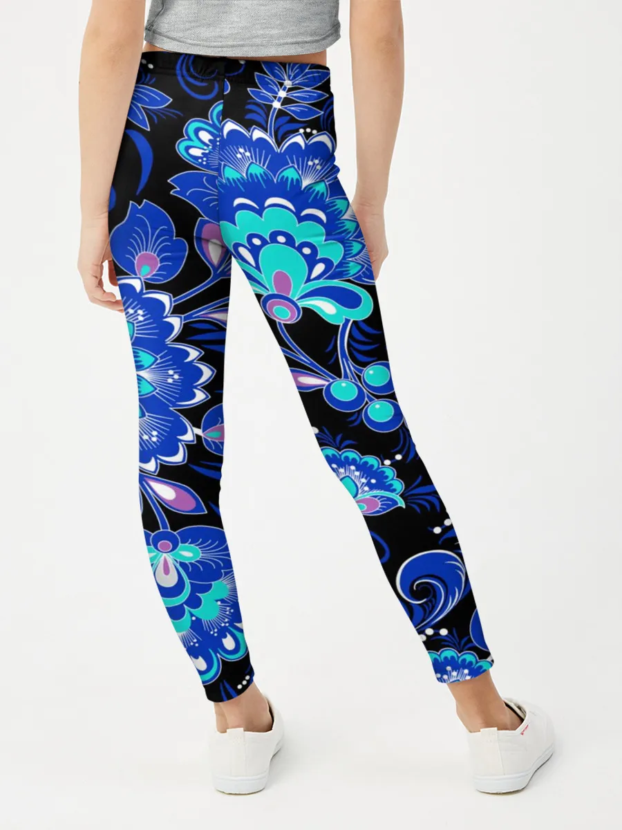 Леггинсы для девочки / Хохлома