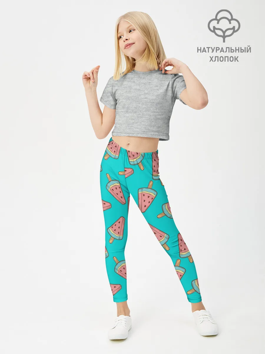 Леггинсы для девочки / Ice cream Watermelon